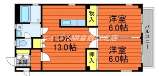 オノフラッツの物件間取画像